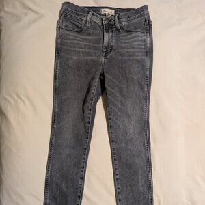 Madewell 10' High-Rise Gray Skinny Jeans